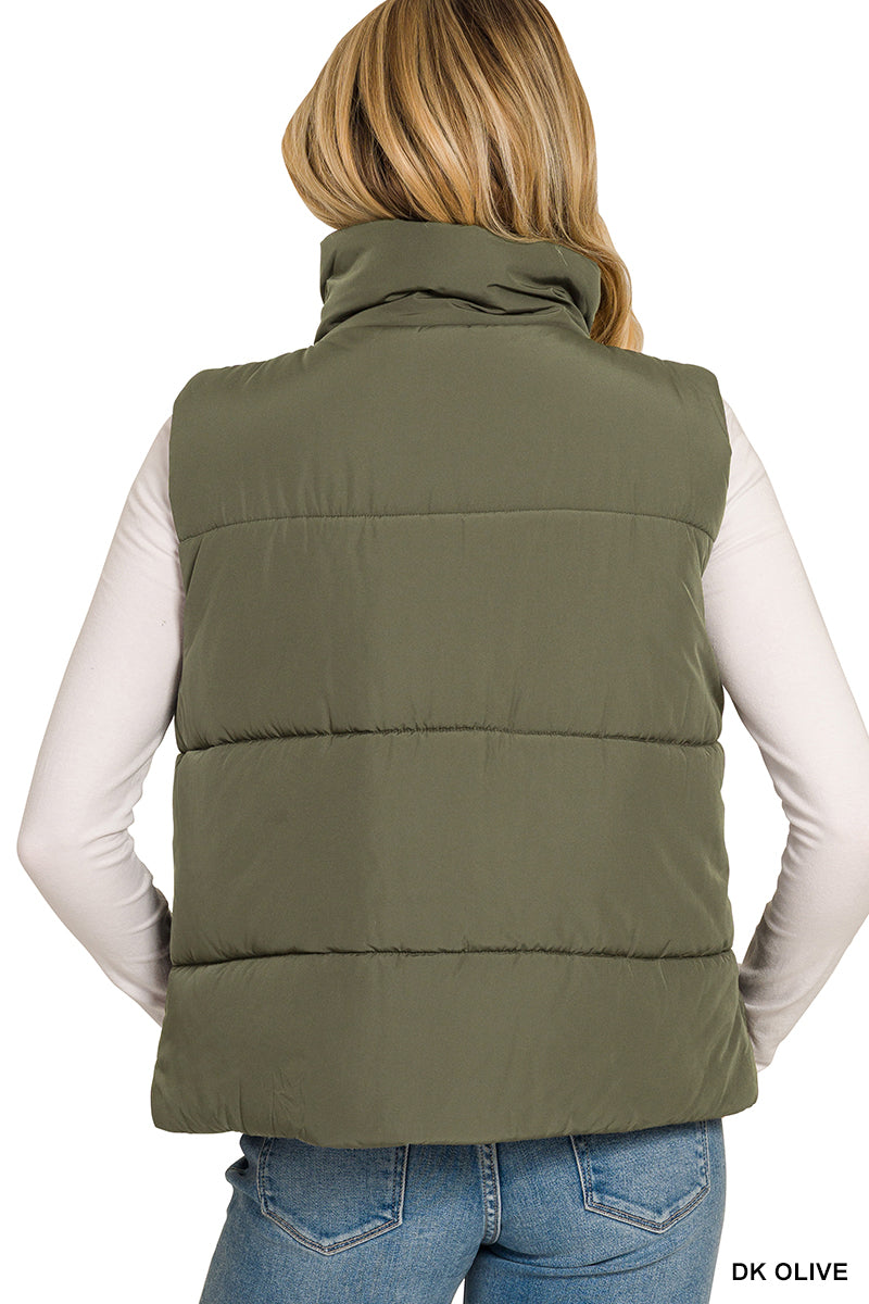 Evergreen Puffer Vest