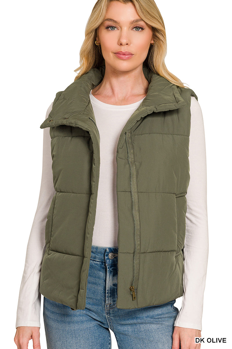 Evergreen Puffer Vest