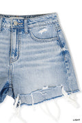 Light Wash Denim Shorts