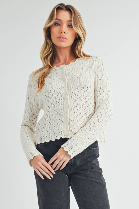 Button and Bloom Cardigan