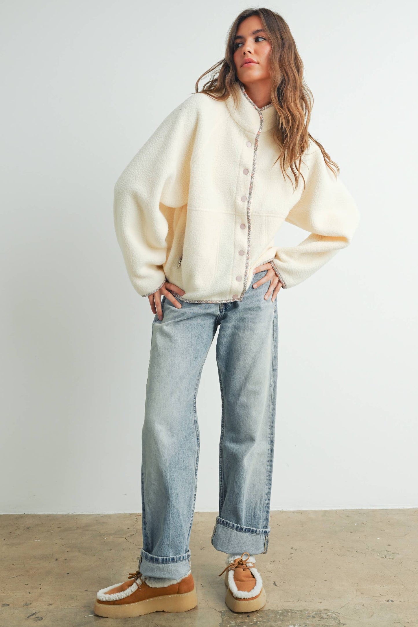 Mia Sherpa Fleece Jacket