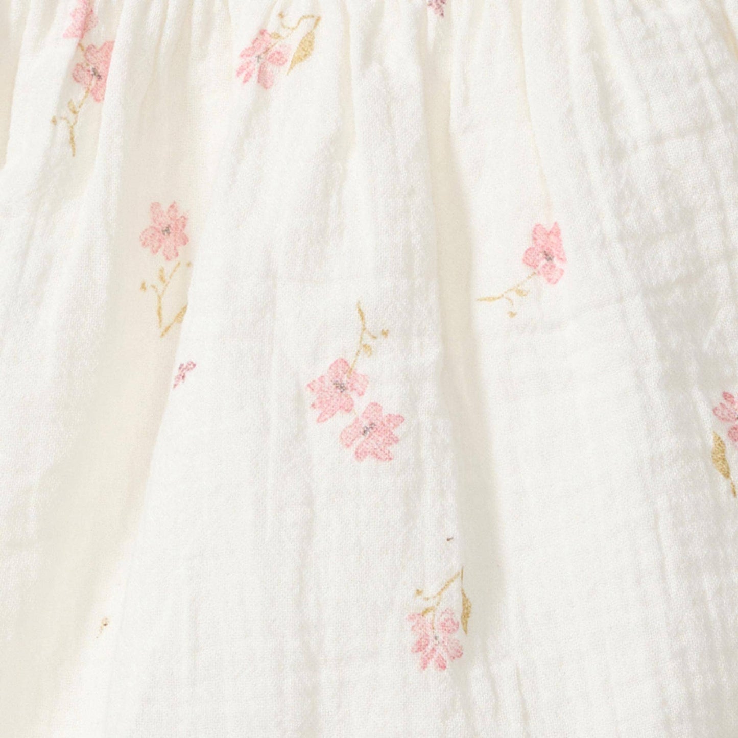 Mia Floral Muslin Baby Girl Romper