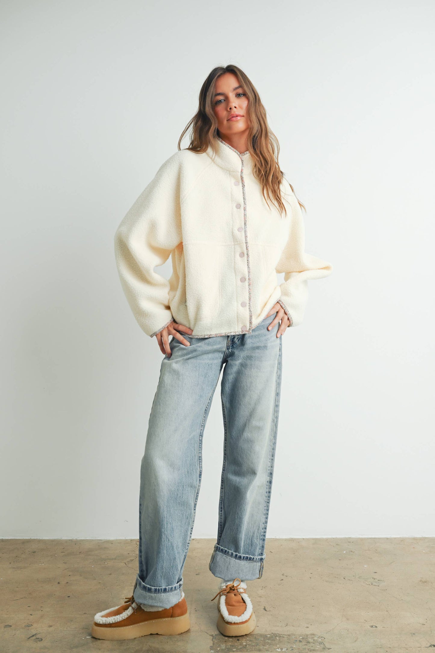 Mia Sherpa Fleece Jacket