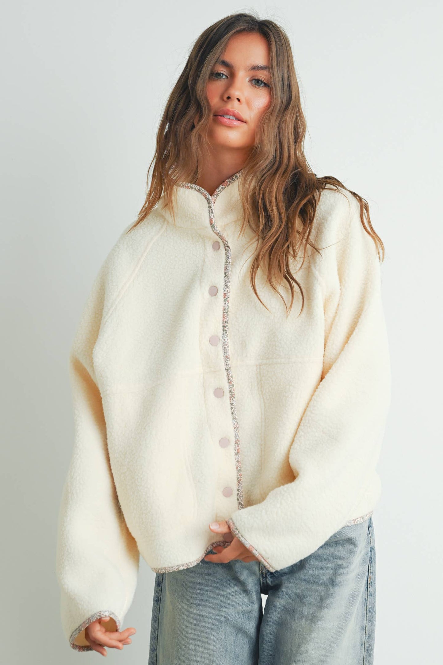 Mia Sherpa Fleece Jacket