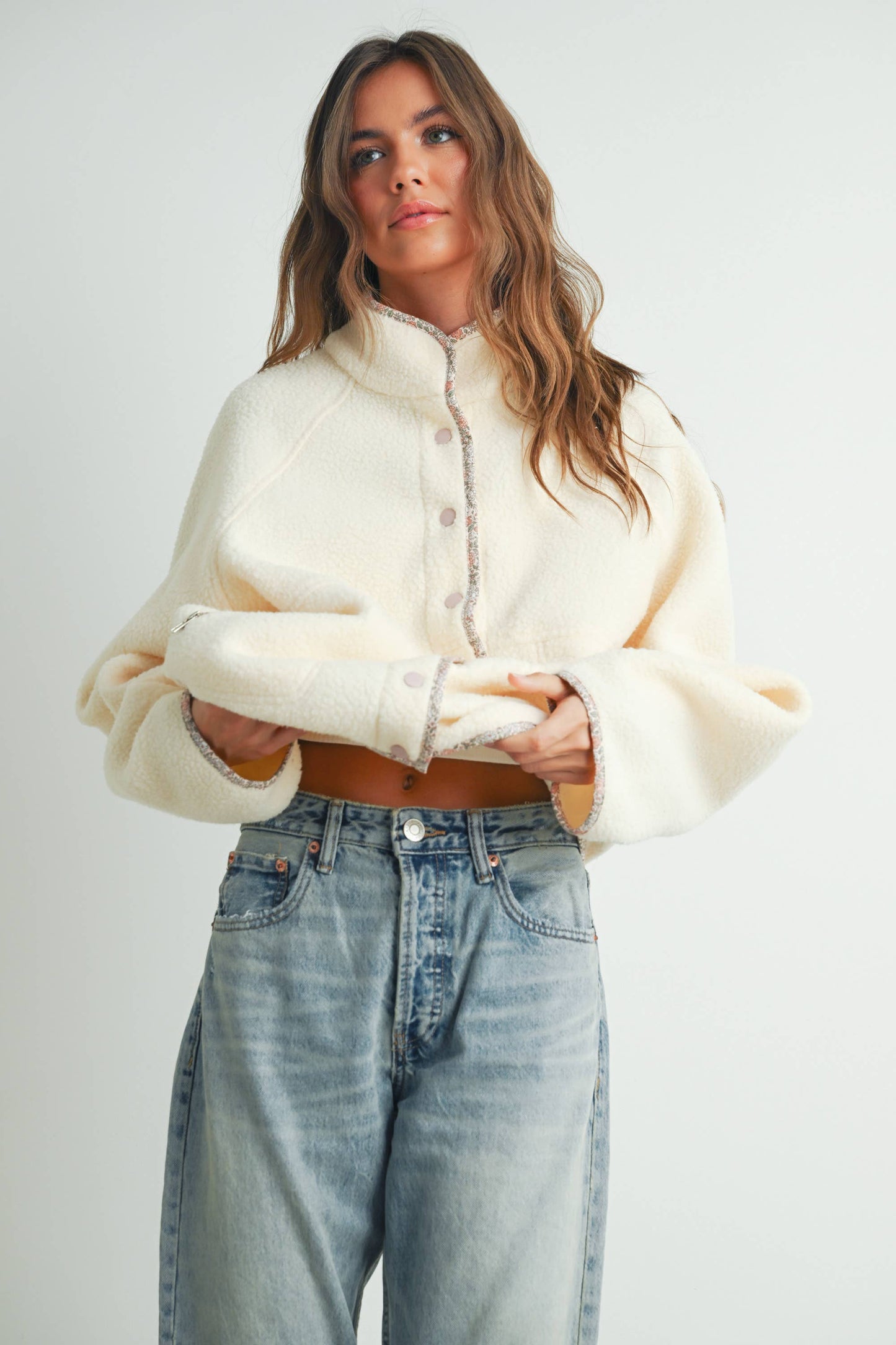 Mia Sherpa Fleece Jacket