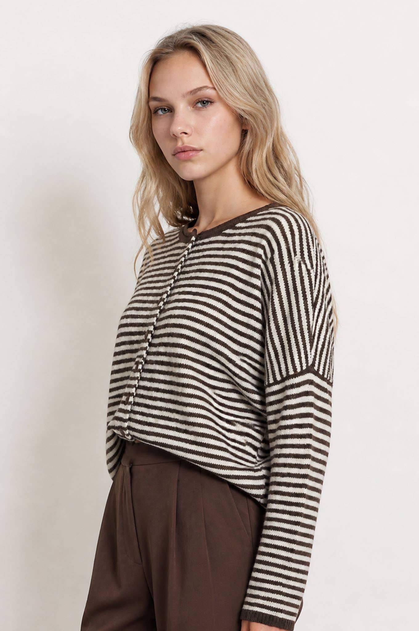 The Campus Stripe Cardigan