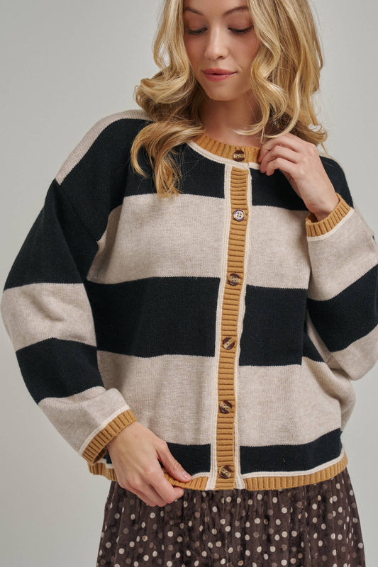 Cedar Stripe Cardigan