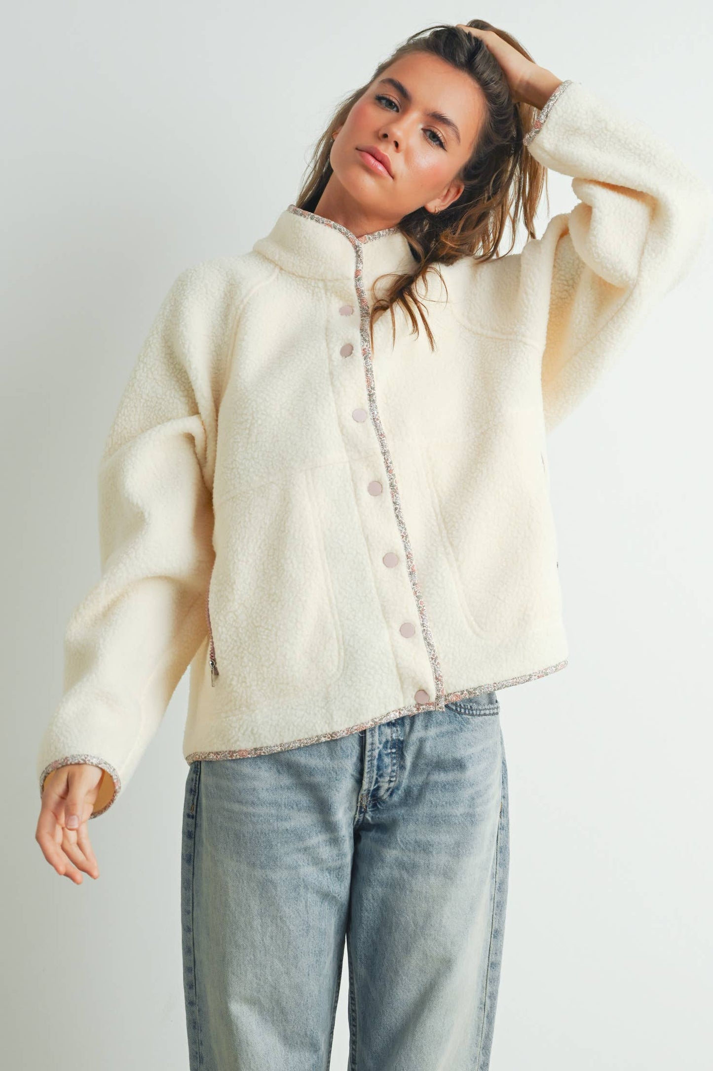 Mia Sherpa Fleece Jacket