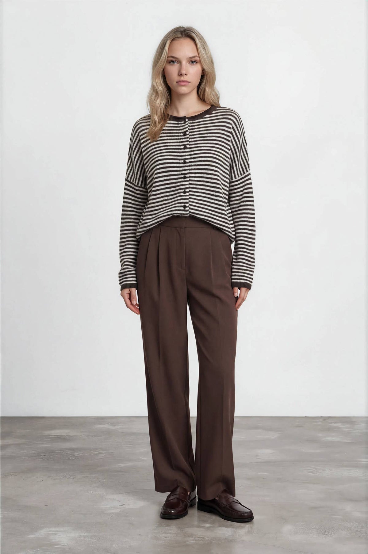 The Campus Stripe Cardigan