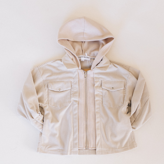 Textured Khaki Jacket