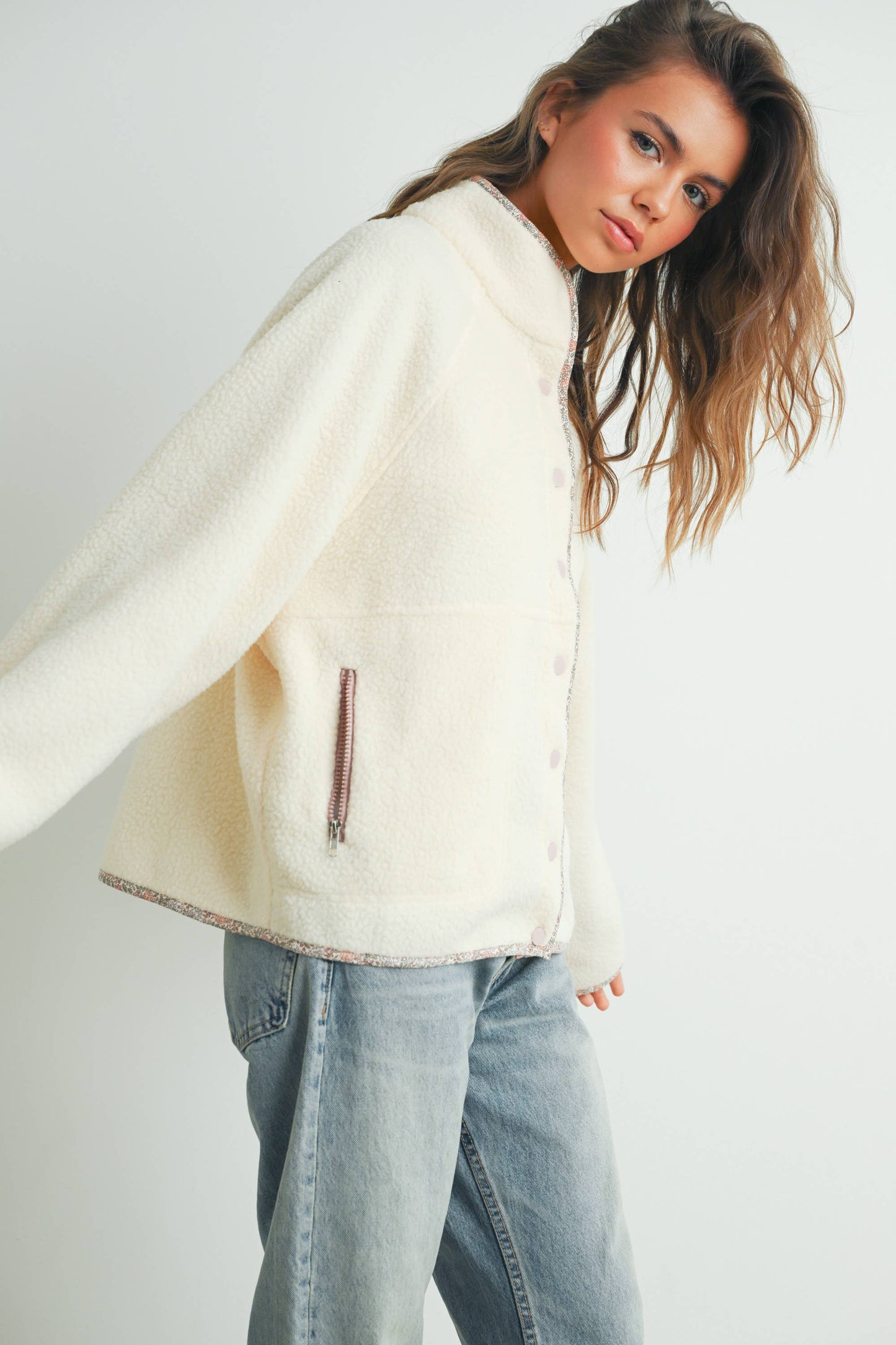 Mia Sherpa Fleece Jacket